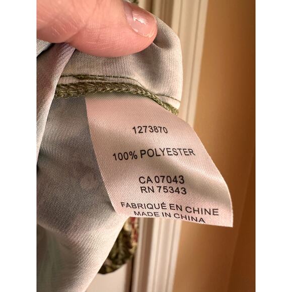 Rachel Zoe Satin Scenic Shirt Size Small - Picture 7 of 7